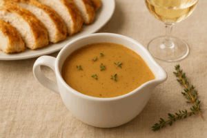 Finger Lakes White Wine Turkey Gravy